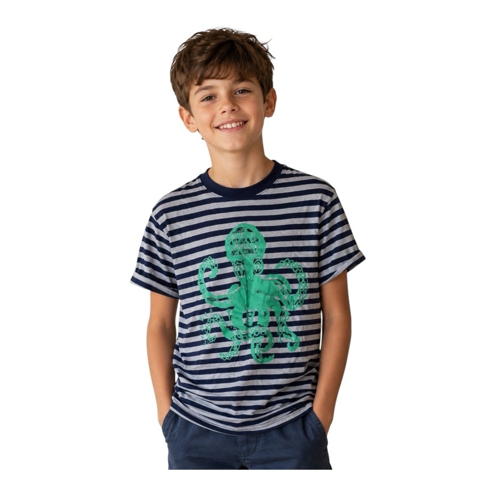 Crazy 8 Blue and Green Short Sleeve Tee. Size 14(boy).